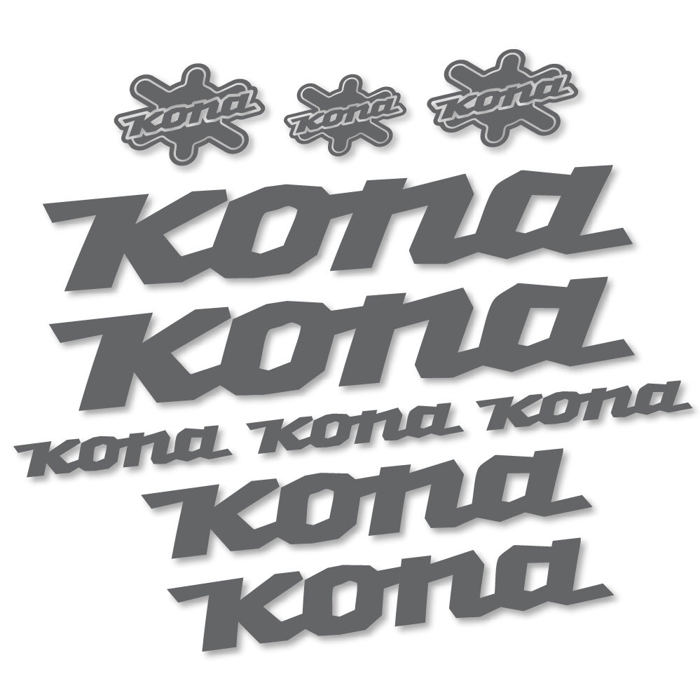 Aufkleber Kona, Rahmen, Fahrradaufkleber Vinyl