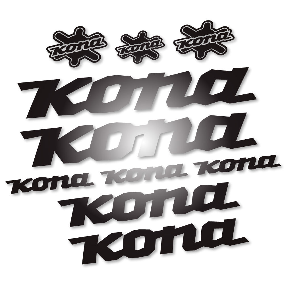 Aufkleber Kona, Rahmen, Fahrradaufkleber Vinyl