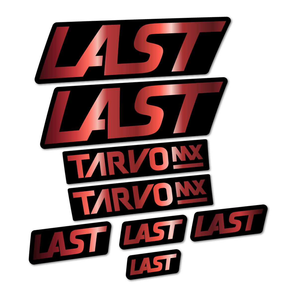Compatible Stickers for Last Tarvo 2020-2026, Frame vinyl decals - Copper