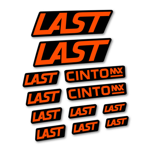 Orange Neon decal for Last Cinto 2021-2026 frame – bike sticker vinyl