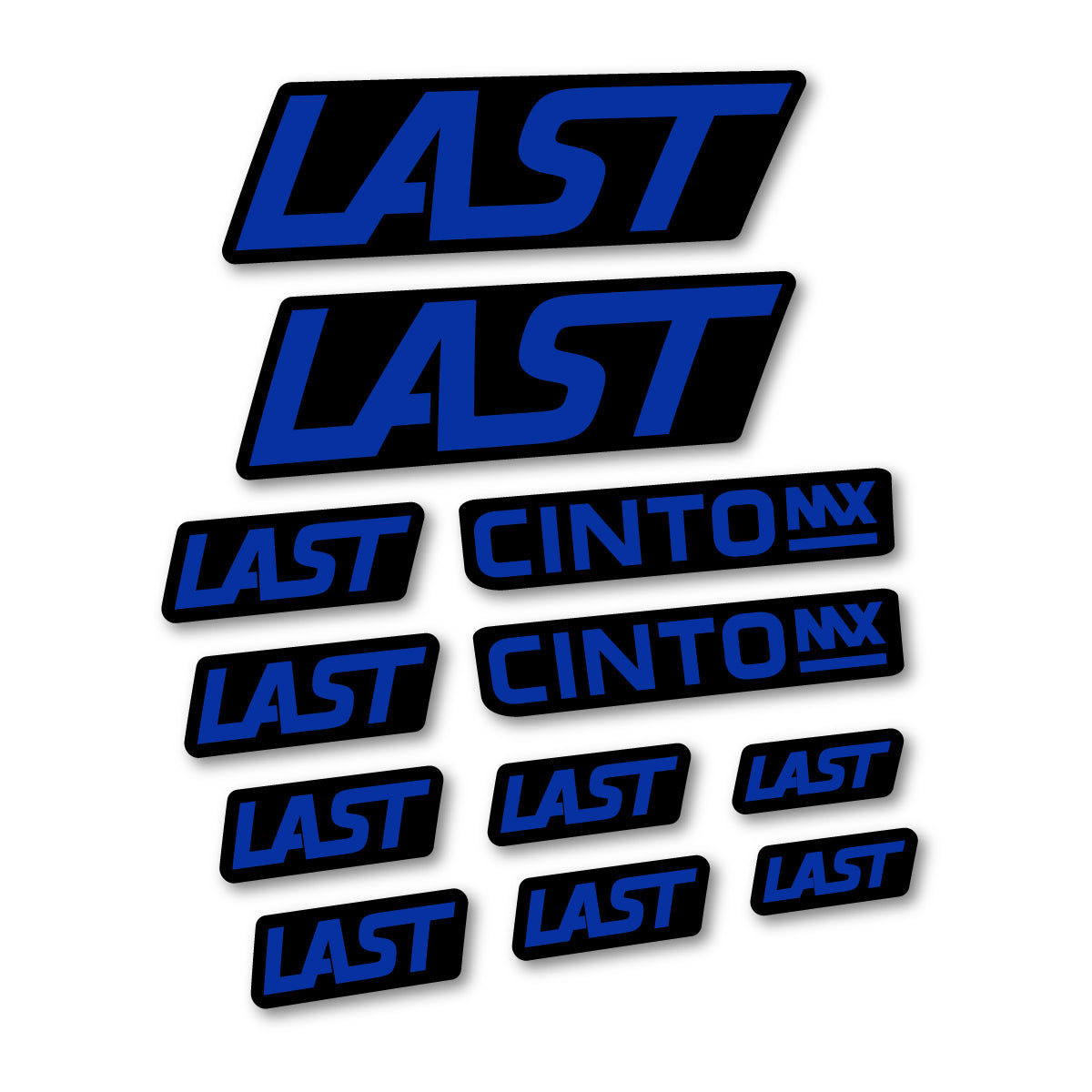 Compatible Stickers for Last Cinto 2021-2026, Frame vinyl decals - Ultramarine Blue