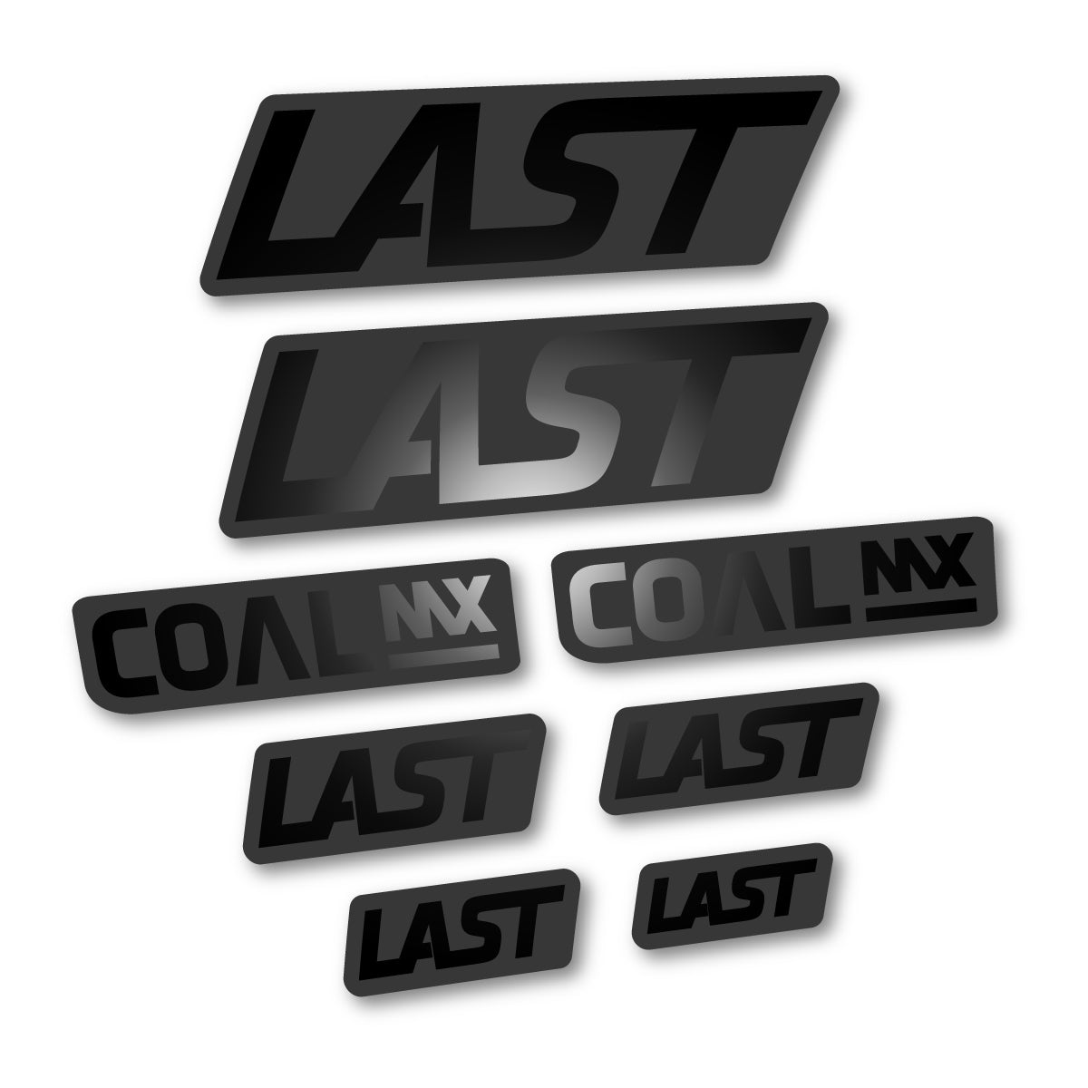 Compatible Stickers for Last Coal 2020-2026, Frame vinyl decals - Black