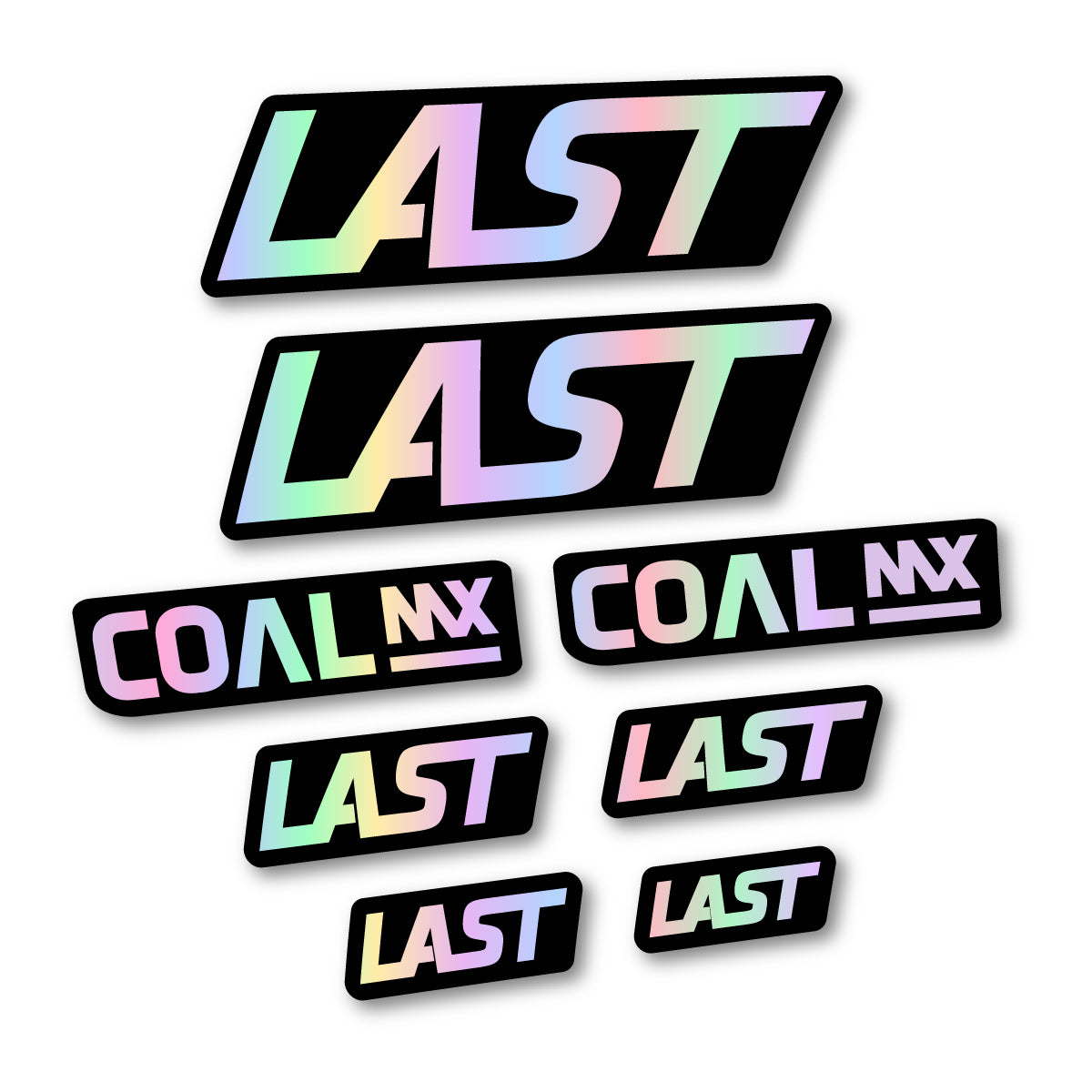 Compatible Stickers for Last Coal 2020-2026, Frame vinyl decals - Hollographic