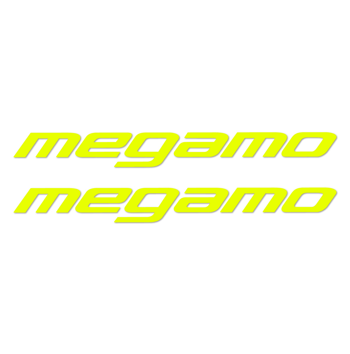 Stickers for Megamo Generic frame, vinyl decals - Neon Yellow