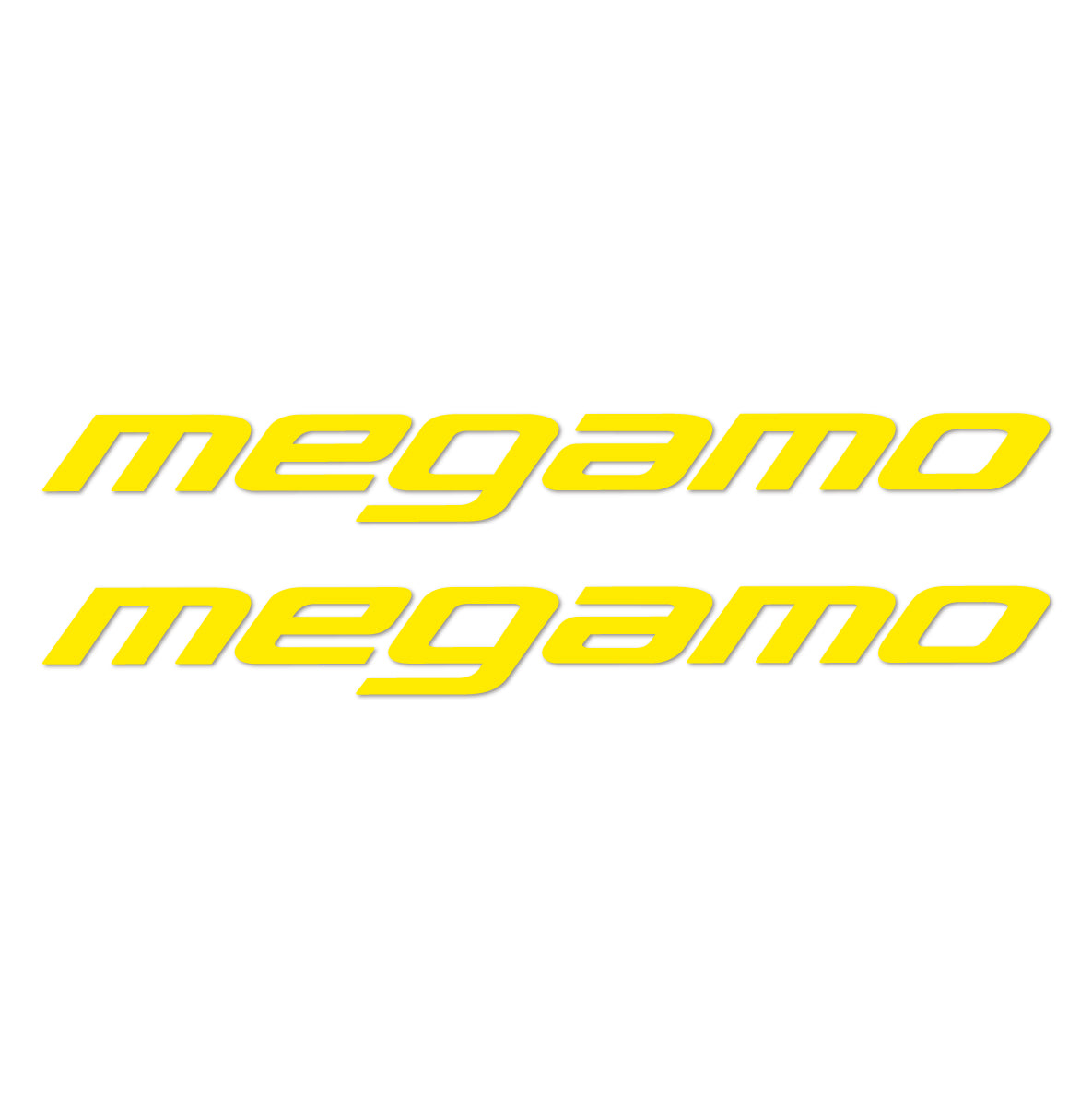 Stickers for Megamo Generic frame, vinyl decals - Yellow