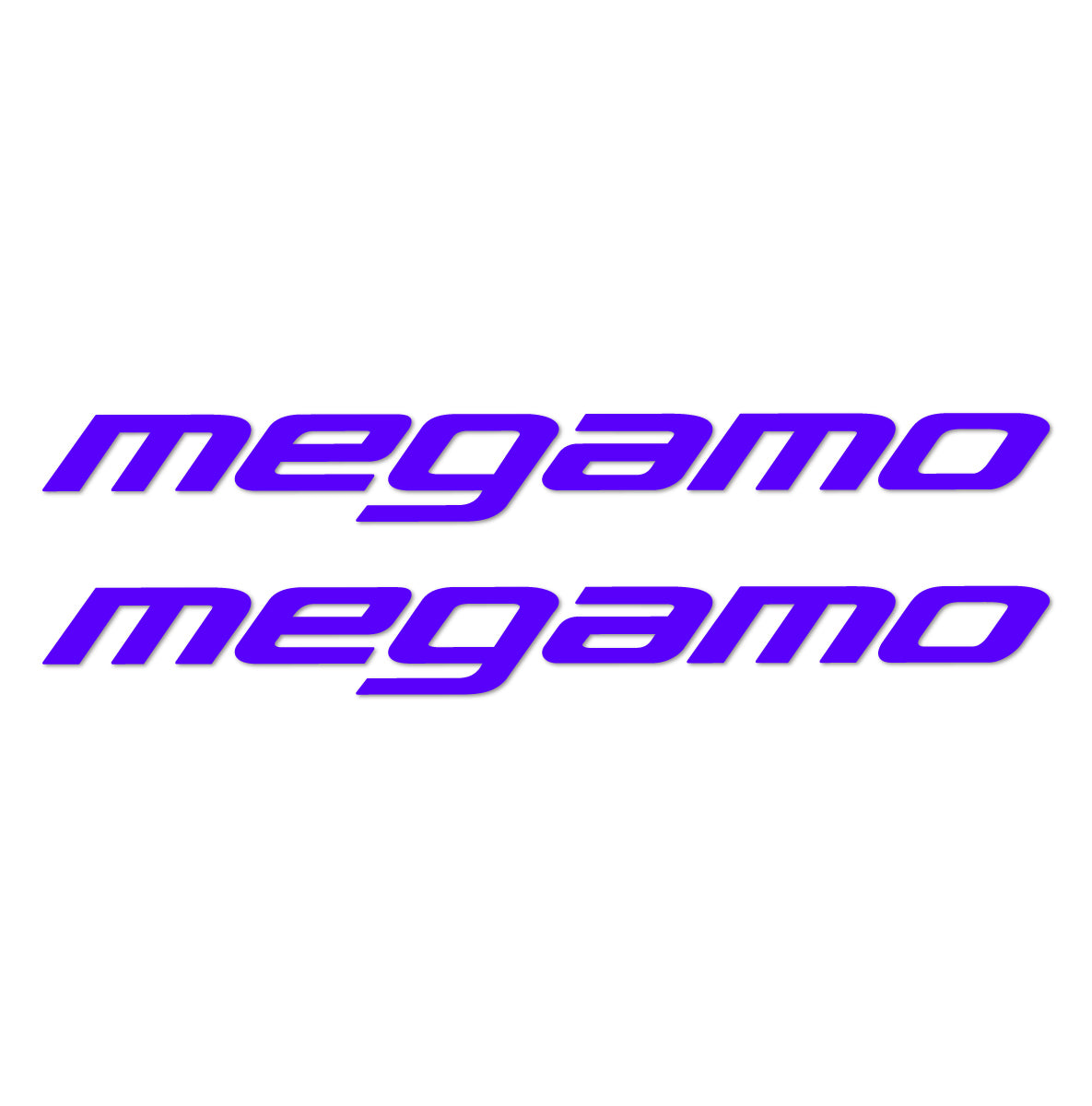 Stickers for Megamo Generic frame, vinyl decals - Reflex Blue
