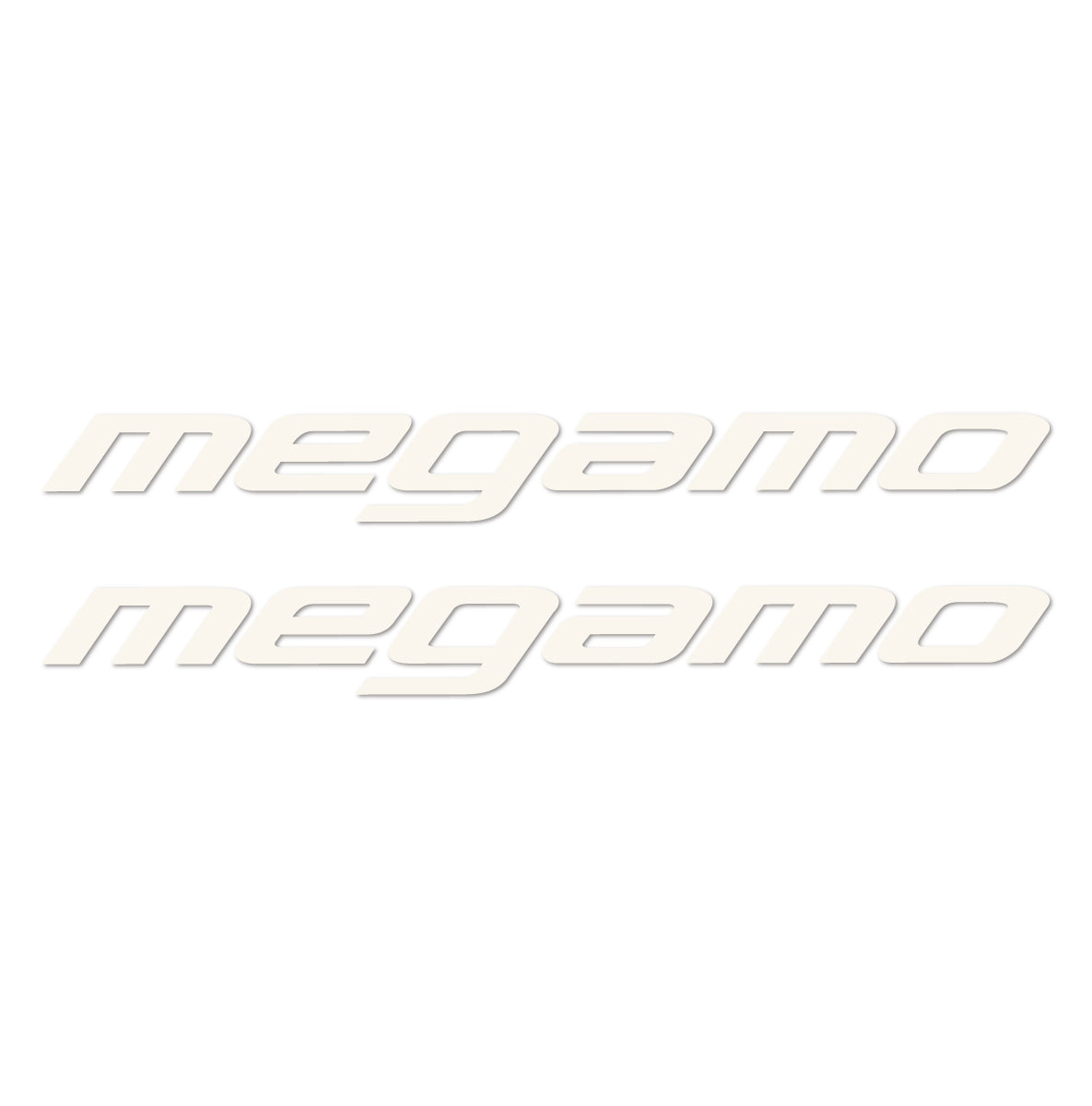 Stickers for Megamo Generic frame, vinyl decals - Bone White