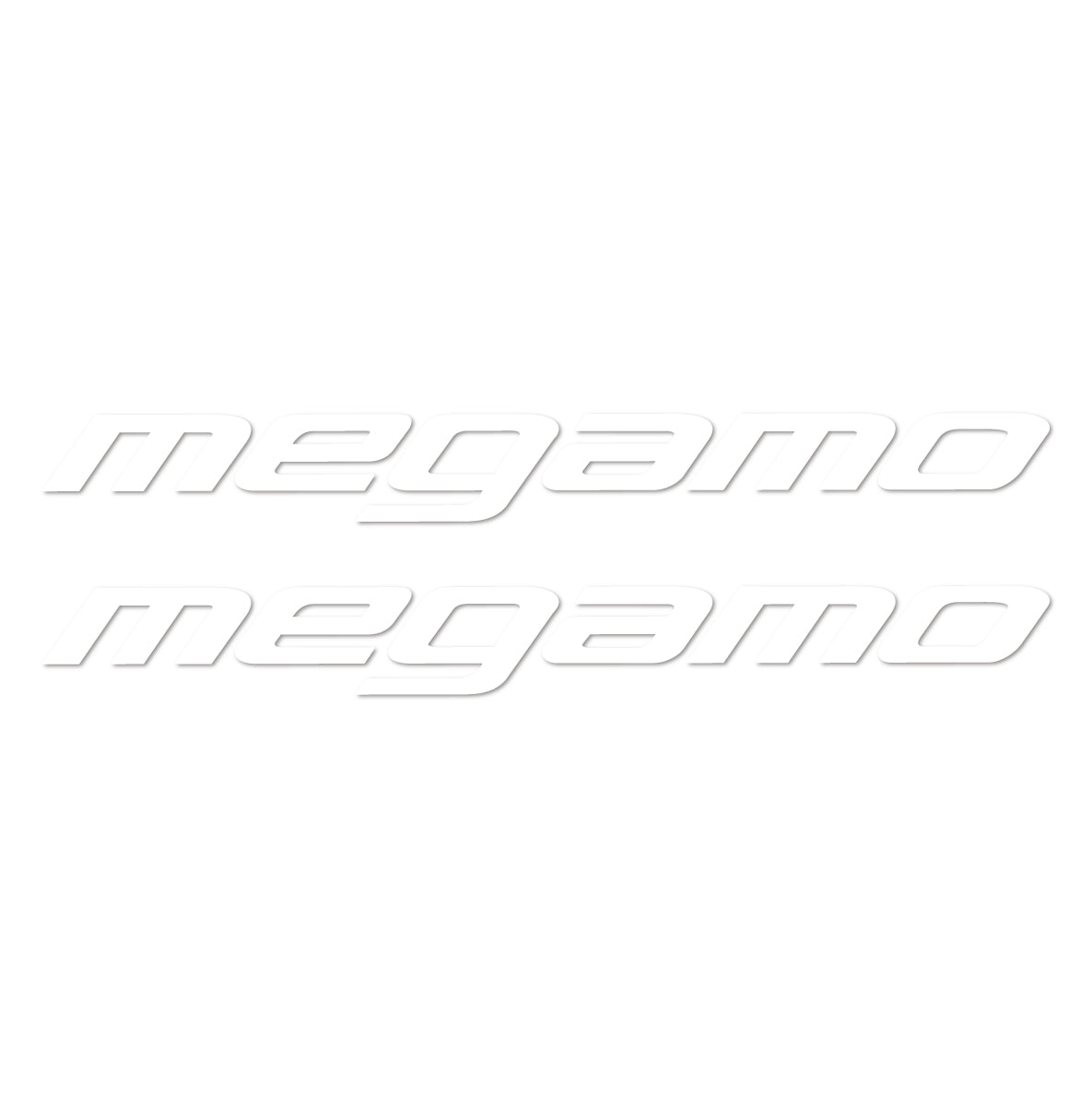 Stickers for Megamo Generic frame, vinyl decals - White