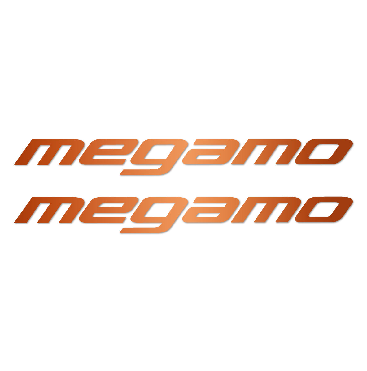 Stickers for Megamo Generic frame, vinyl decals - Bronze