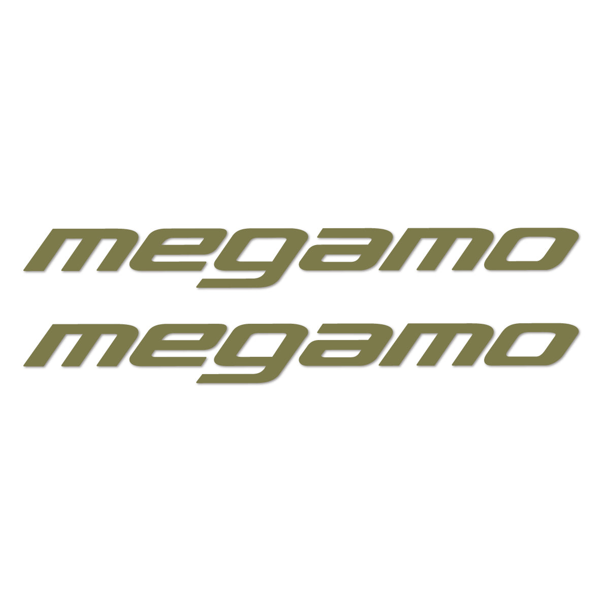 Stickers for Megamo Generic frame, vinyl decals - Khaki