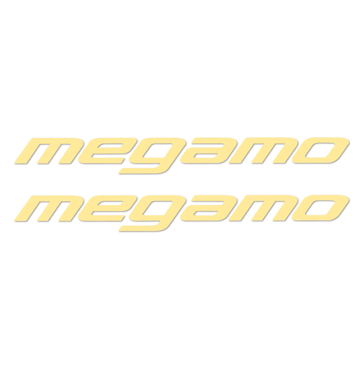 Stickers for Megamo Generic frame, vinyl decals - Cream