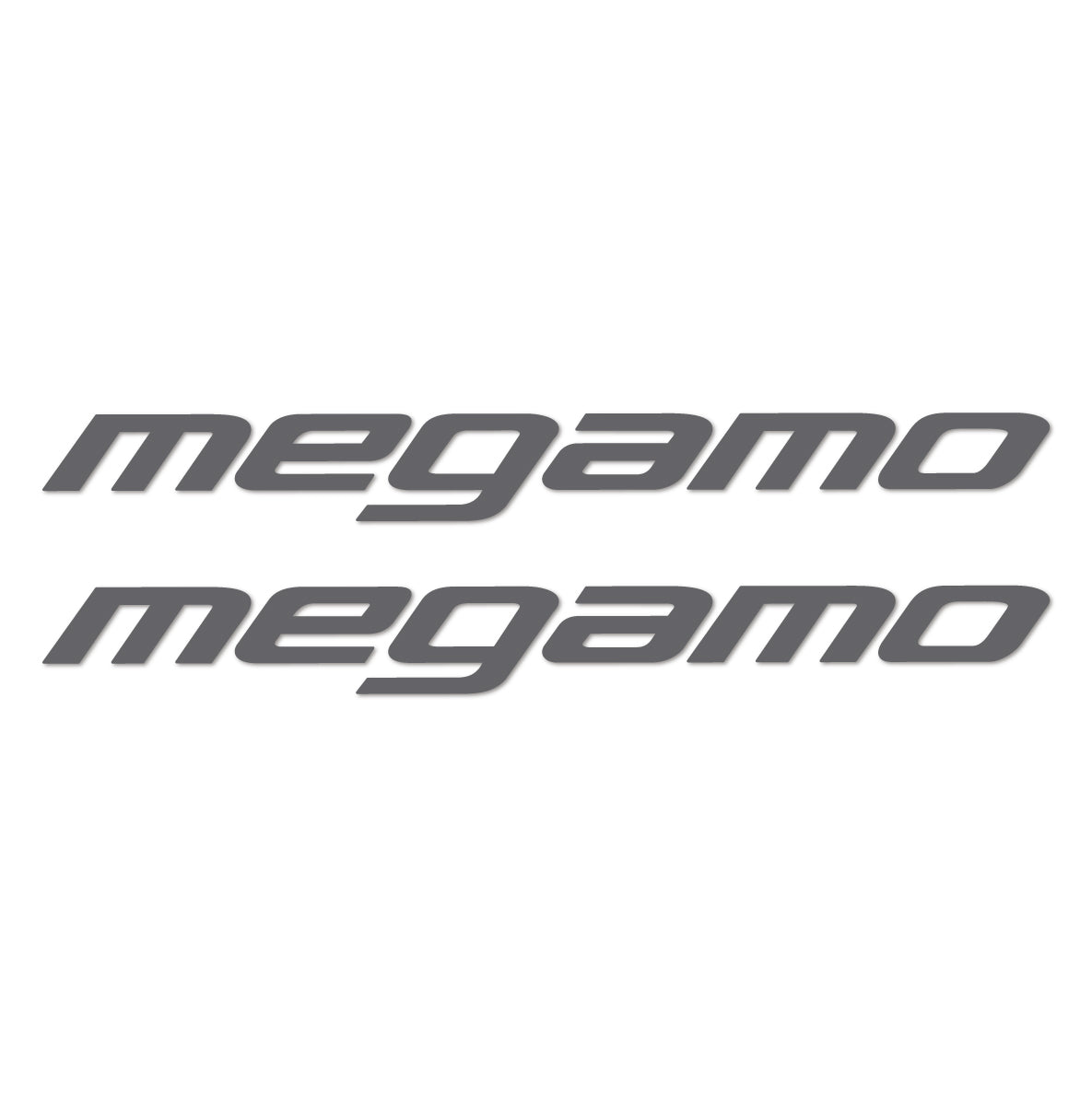 Stickers for Megamo Generic frame, vinyl decals - Medium Grey