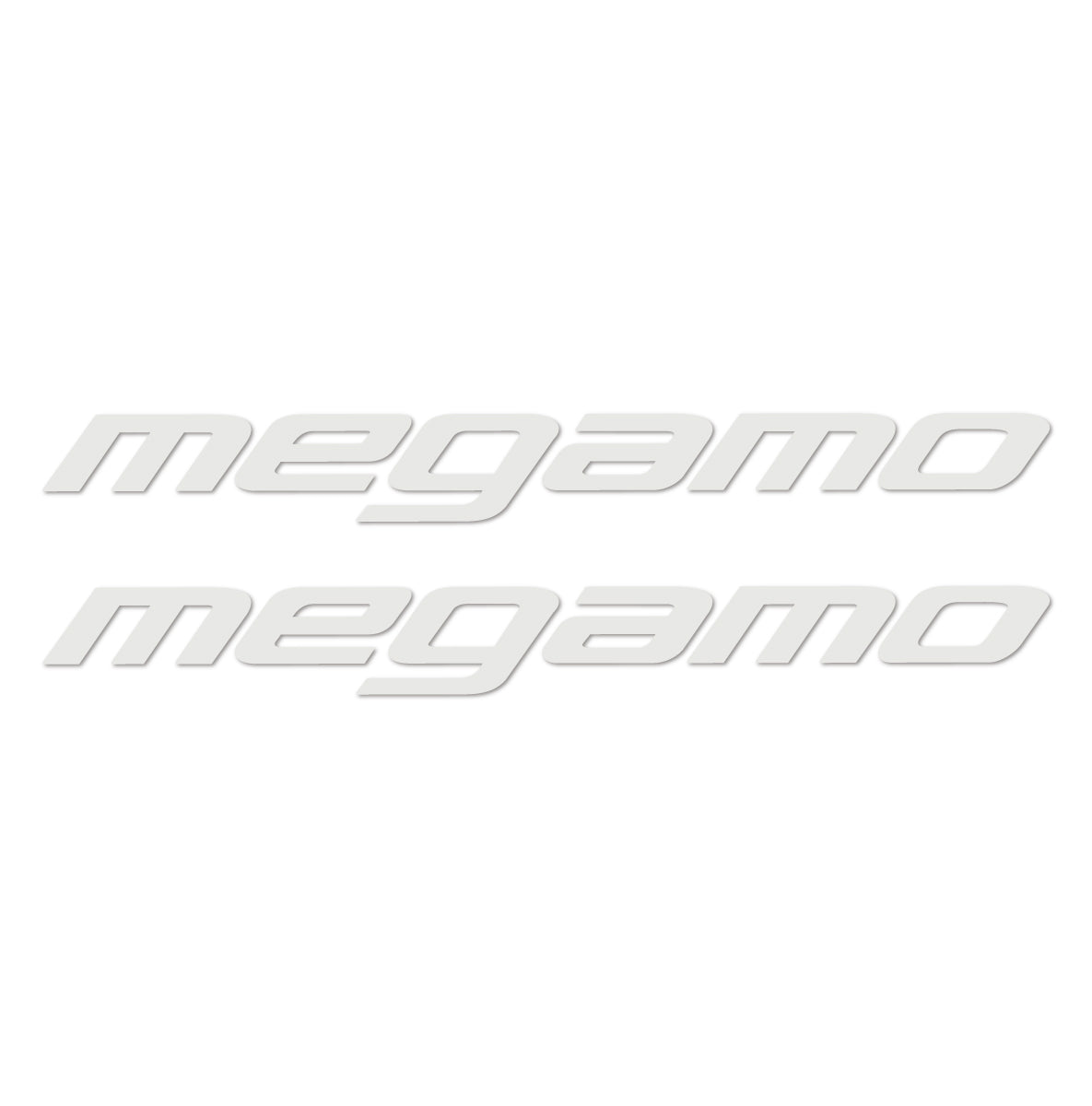 Stickers for Megamo Generic frame, vinyl decals - Pearl Grey
