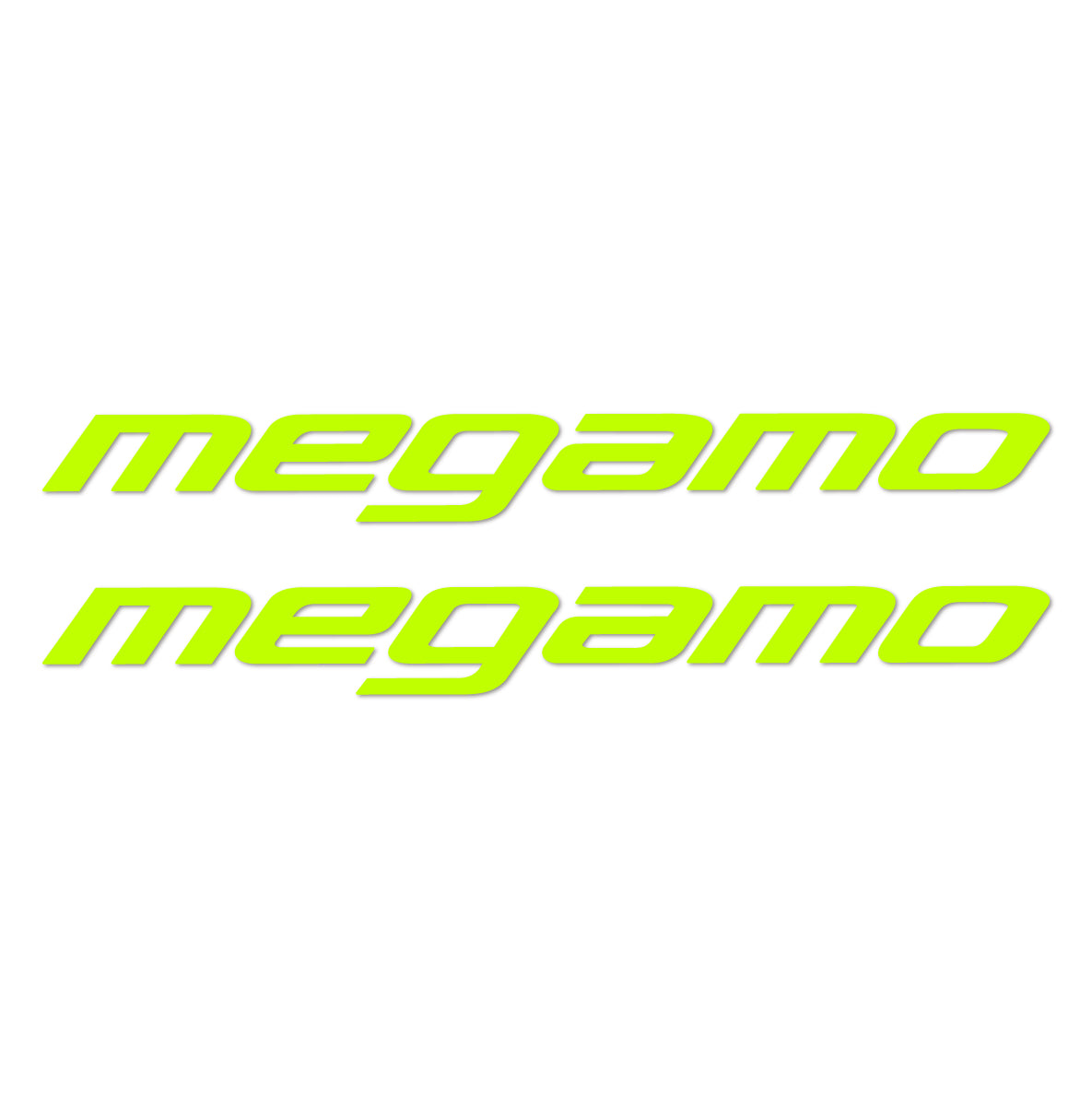 Stickers for Megamo Generic frame, vinyl decals - Lime Neon