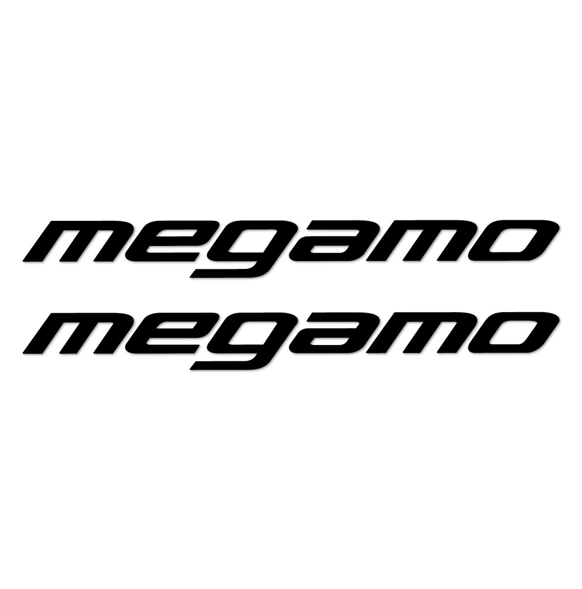 Stickers for Megamo Generic frame, vinyl decals - Black