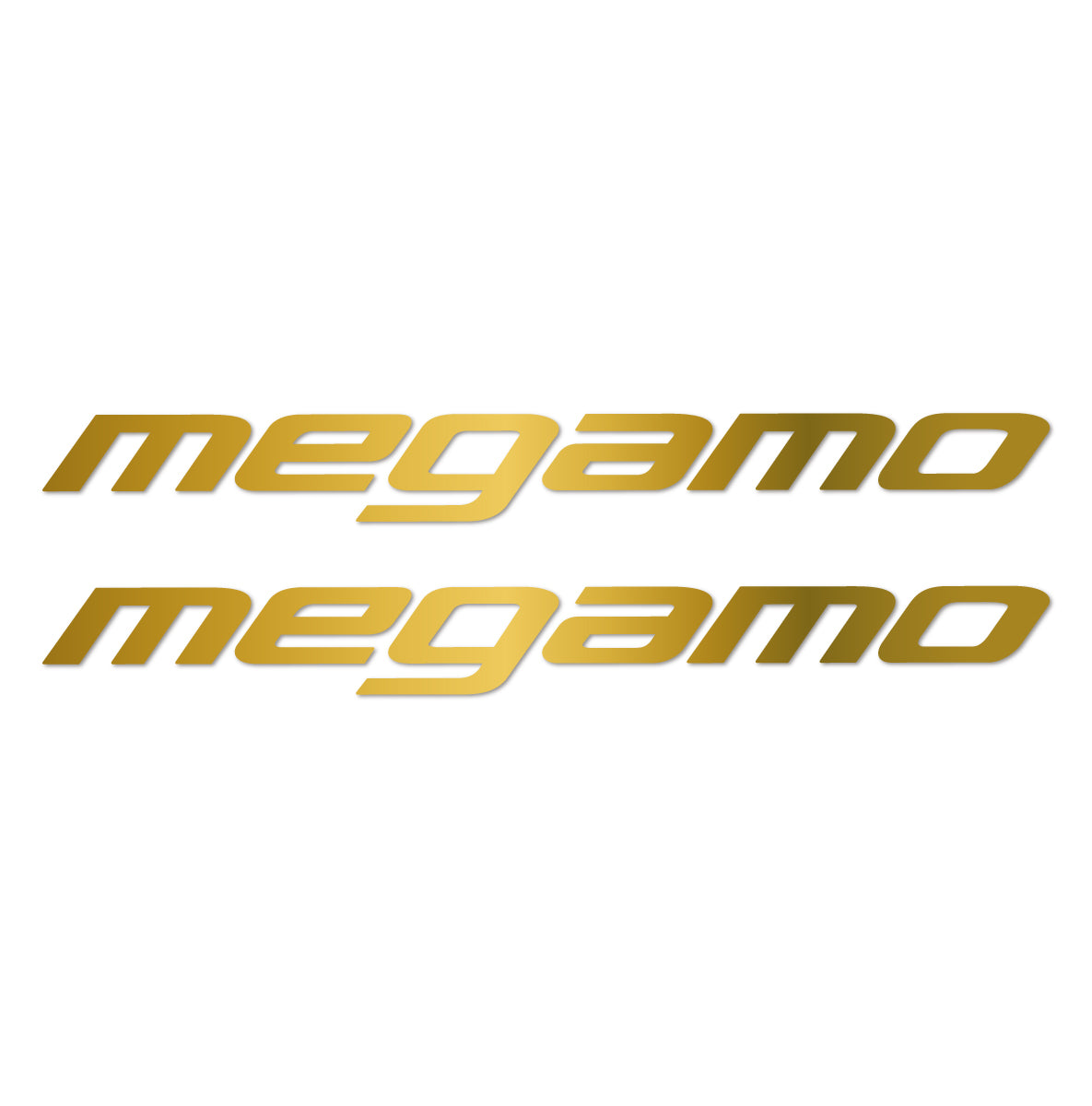 Stickers for Megamo Generic frame, vinyl decals - Gold