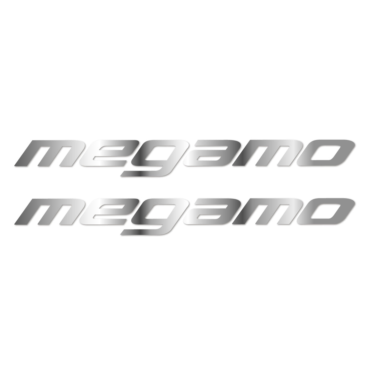 Stickers for Megamo Generic frame, vinyl decals - Chrome Silver