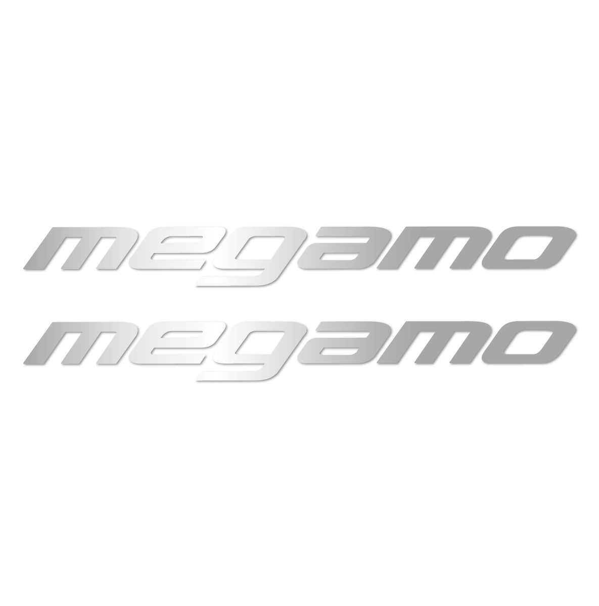 Stickers for Megamo Generic frame, vinyl decals - Light Silver