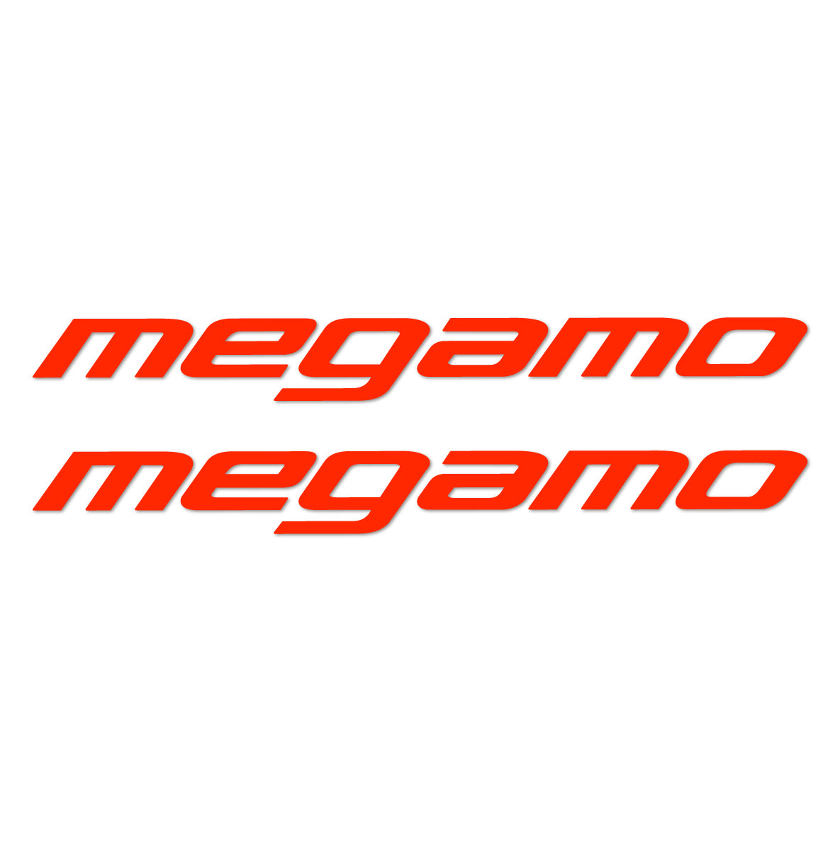 Stickers for Megamo Generic frame, vinyl decals - Neon Red