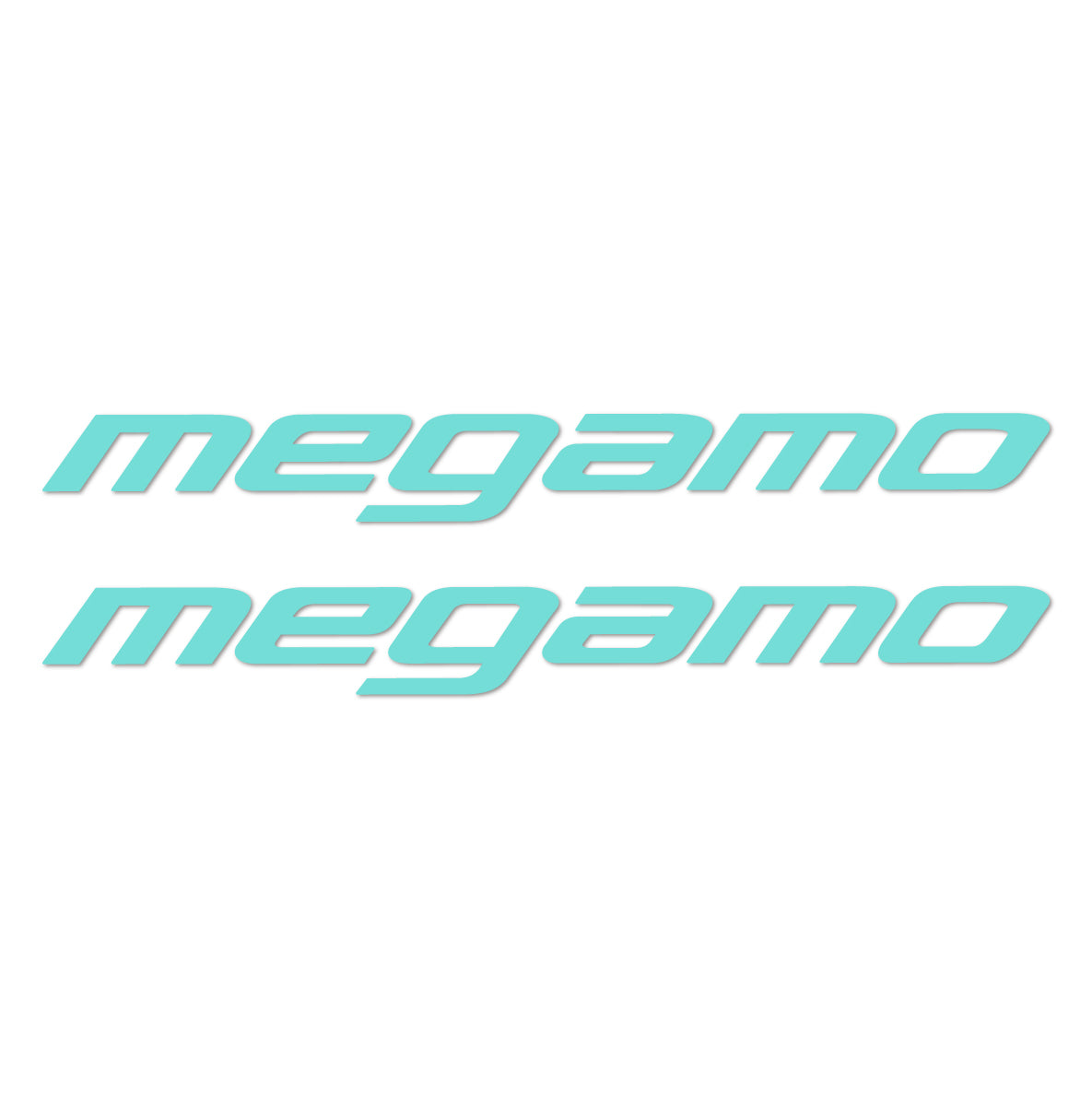Stickers for Megamo Generic frame, vinyl decals - Blue Green