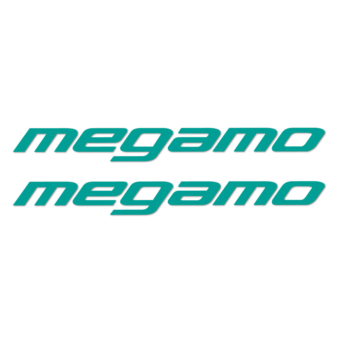 Stickers for Megamo Generic frame, vinyl decals - Petrol Turquoise