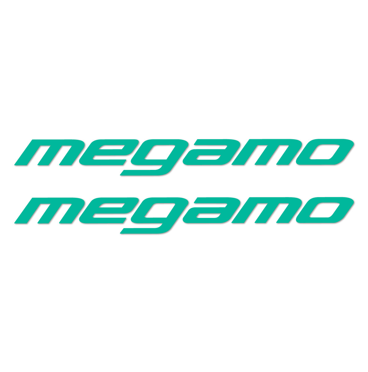 Stickers for Megamo Generic frame, vinyl decals - Green Turquoise