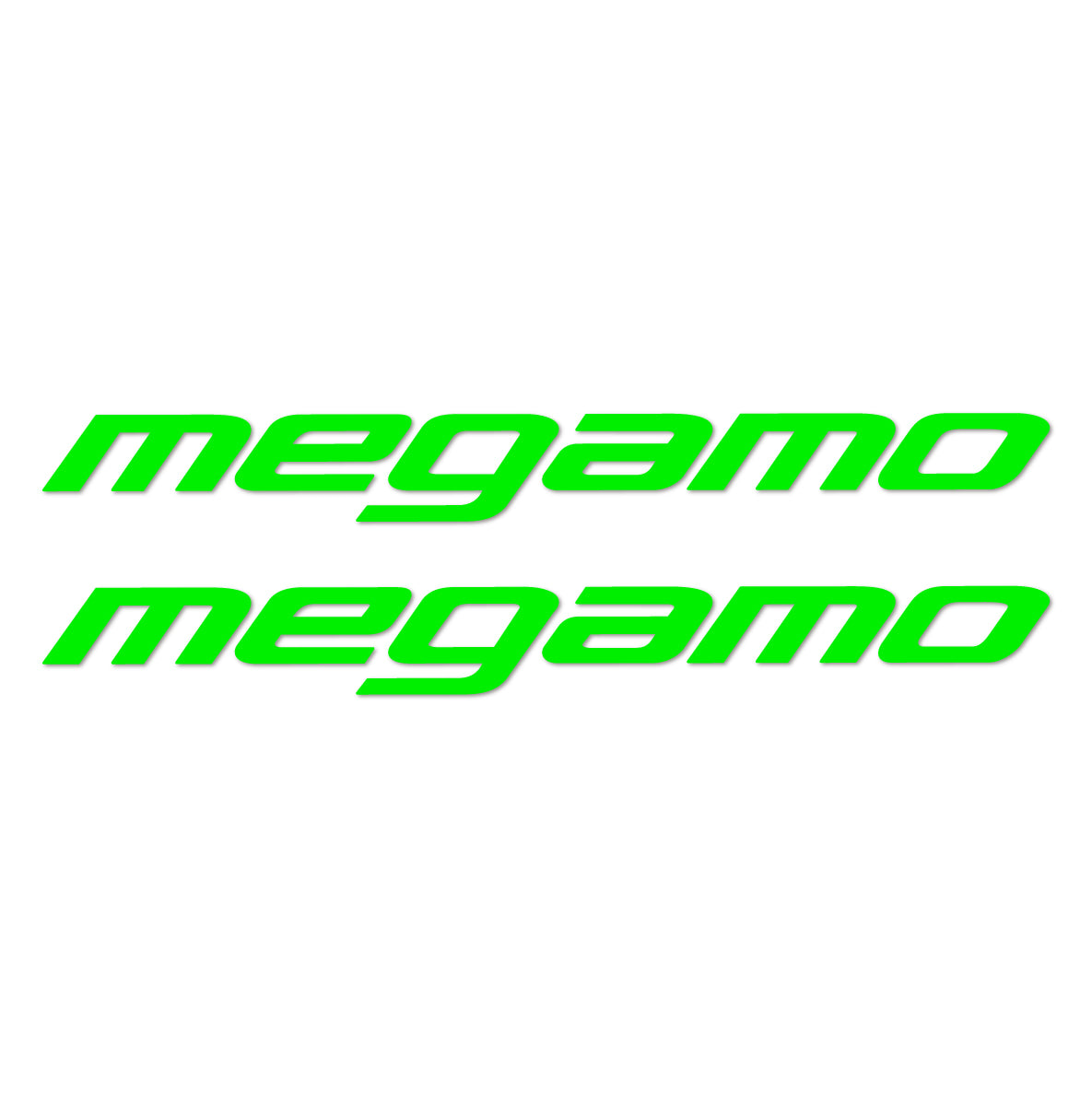 Stickers for Megamo Generic frame, vinyl decals - Neon Green