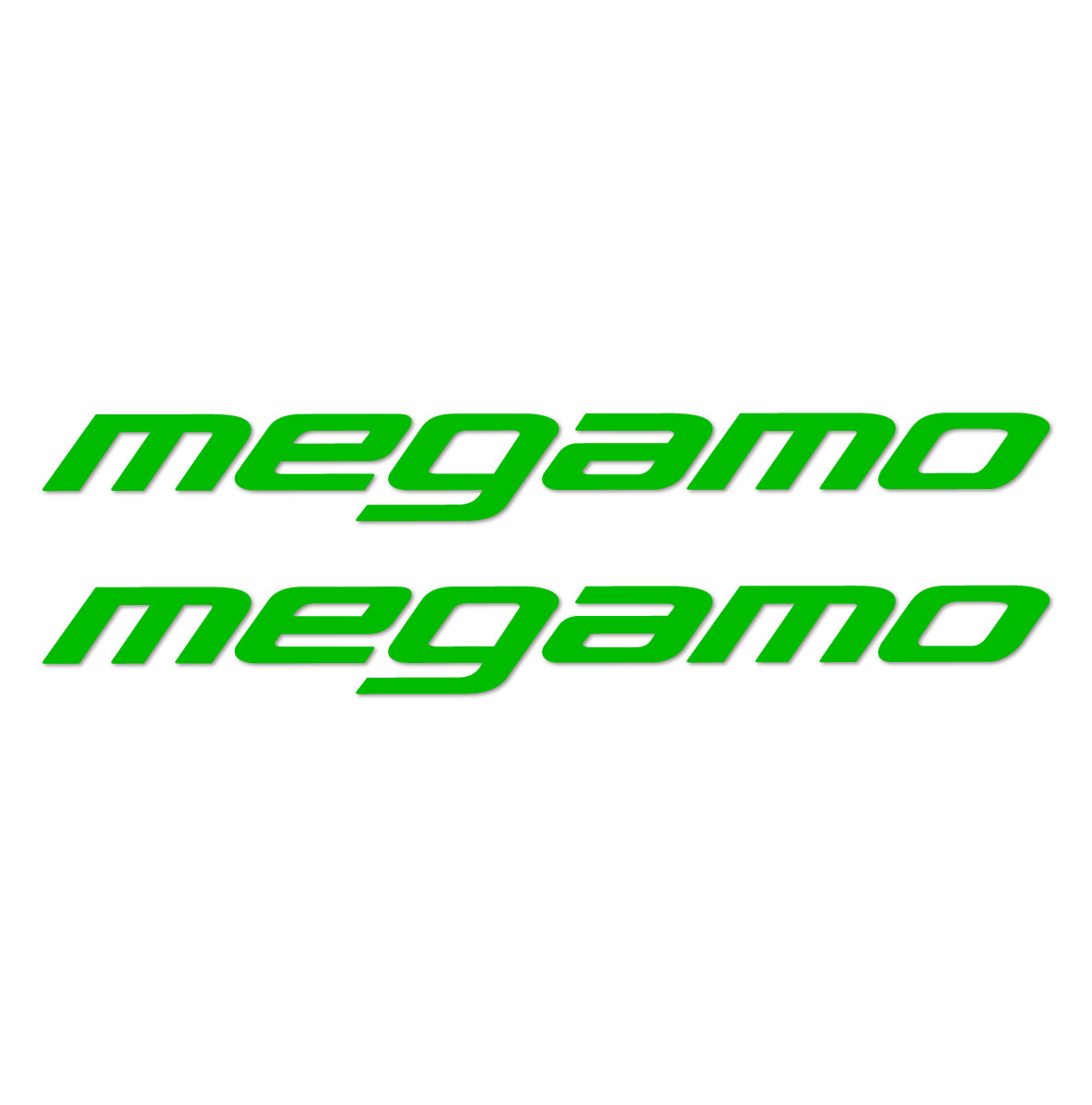 Stickers for Megamo Generic frame, vinyl decals - Grass Green