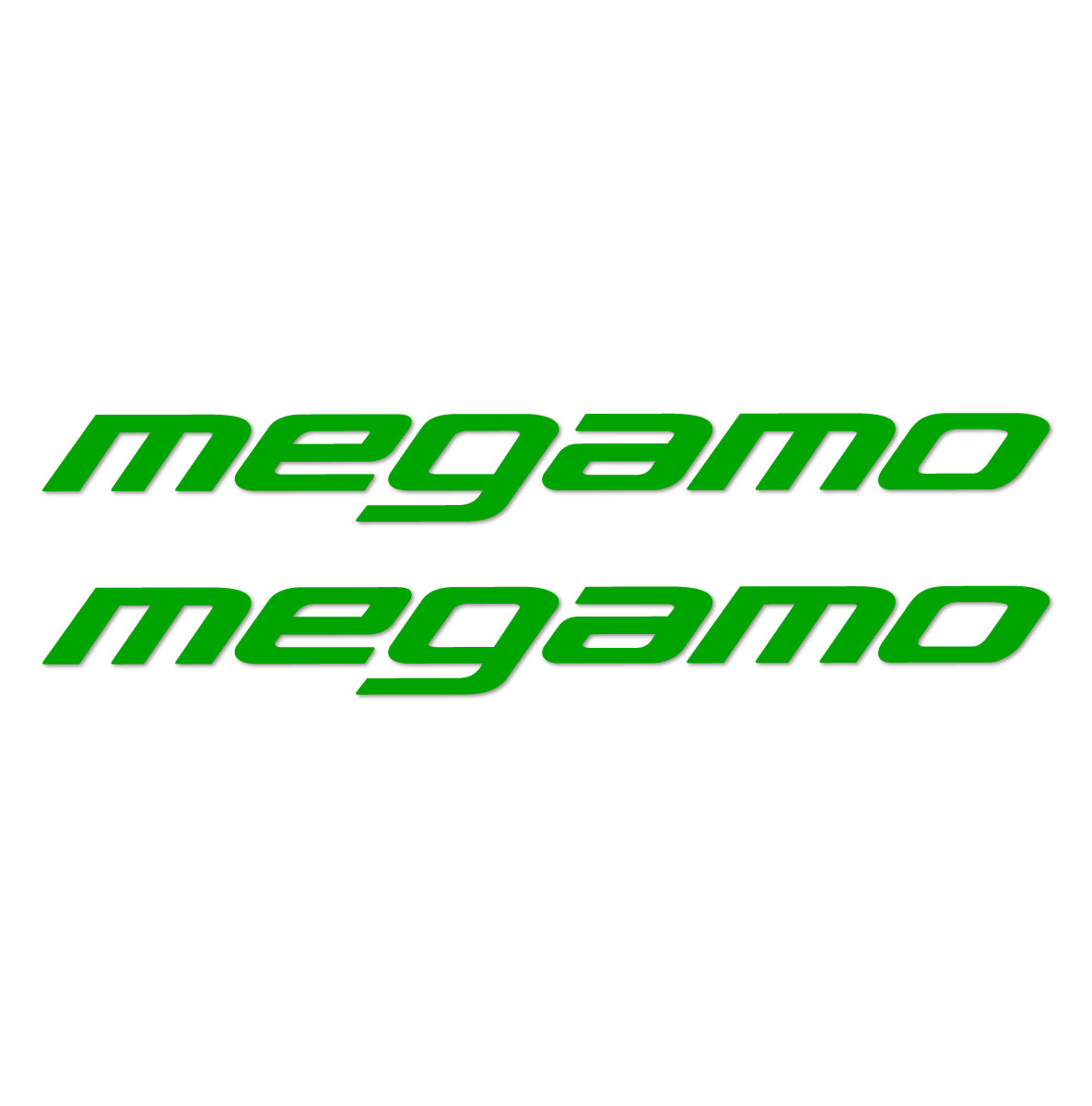 Stickers for Megamo Generic frame, vinyl decals - Green
