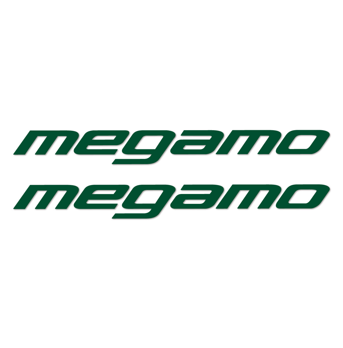 Stickers for Megamo Generic frame, vinyl decals - Dark Green