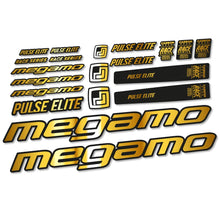 Load image into Gallery viewer, Decal Megamo Pulse Elite 2022, frame, bike sticker vinyl
