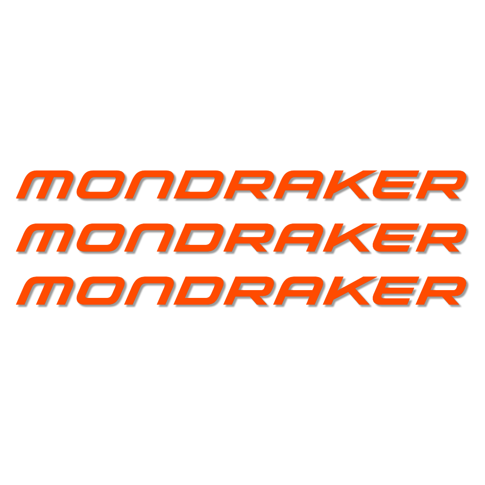Decal Mondraker, Frame, bike sticker vinyl