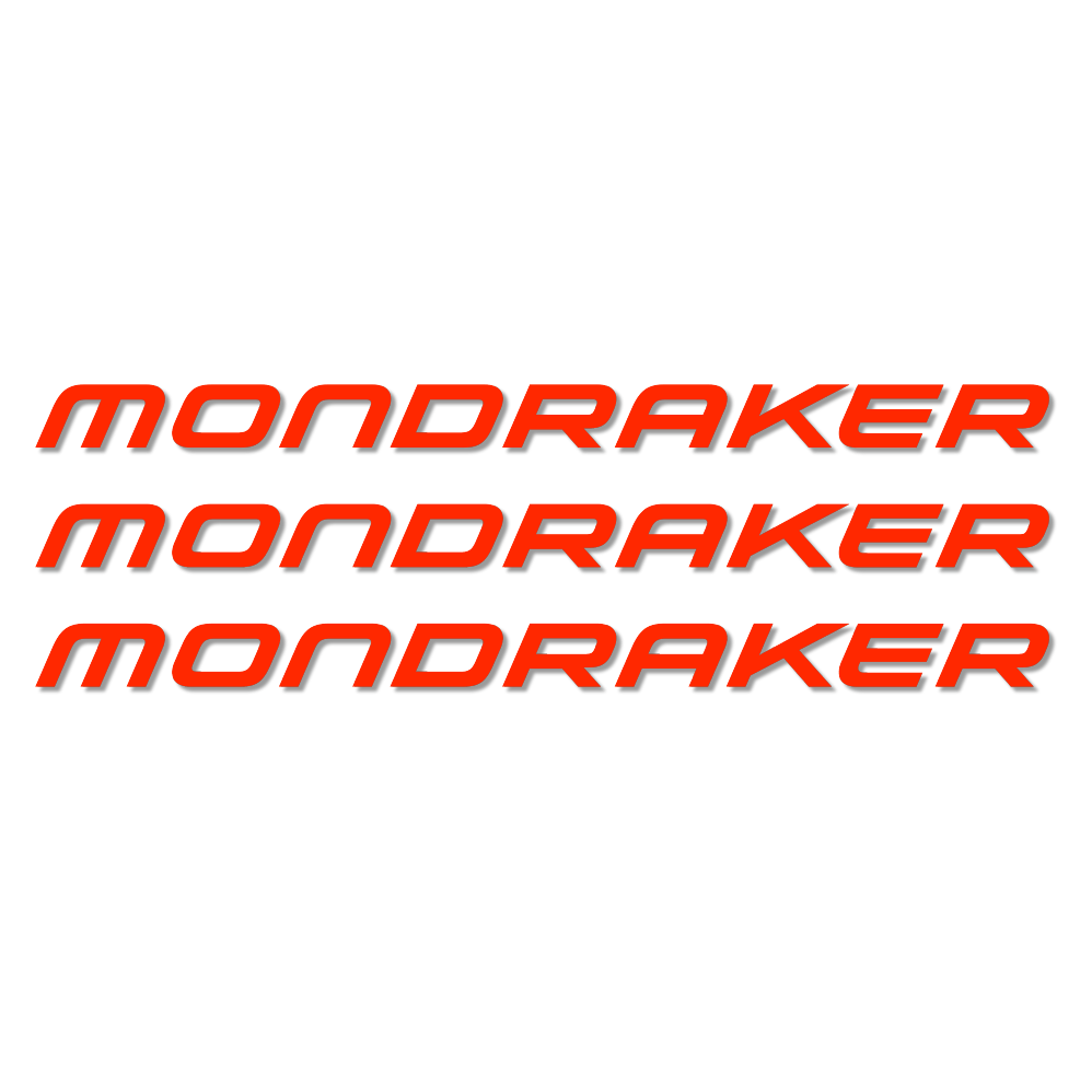 Decal Mondraker, Frame, bike sticker vinyl