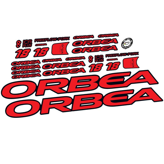 Red decal for Orbea Orca Aero M20 Team 2021 frame – bike sticker vinyl