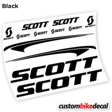 Load image into Gallery viewer, Decal Scott Scale, Frame, bike sticker vinyl
