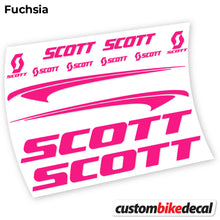 Load image into Gallery viewer, Decal Scott Scale, Frame, bike sticker vinyl
