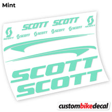 Load image into Gallery viewer, Decal Scott Scale, Frame, bike sticker vinyl
