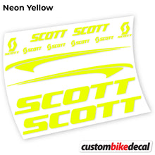 Load image into Gallery viewer, Decal Scott Scale, Frame, bike sticker vinyl
