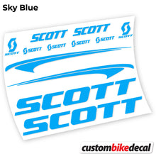 Load image into Gallery viewer, Decal Scott Scale, Frame, bike sticker vinyl
