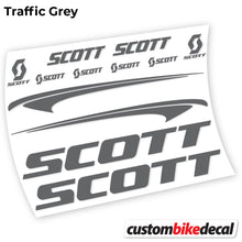 Load image into Gallery viewer, Decal Scott Scale, Frame, bike sticker vinyl
