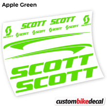 Load image into Gallery viewer, Decal Scott Scale, Frame, bike sticker vinyl
