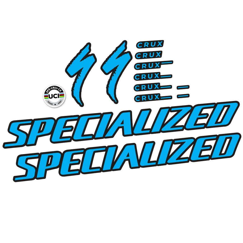Aufkleber Specialized Crux 2022, Rahmen, Fahrradaufkleber Vinyl