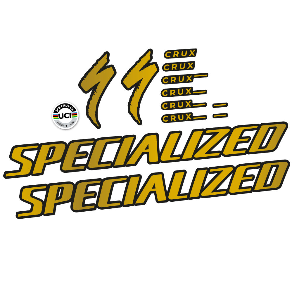 Aufkleber Specialized Crux 2022, Rahmen, Fahrradaufkleber Vinyl