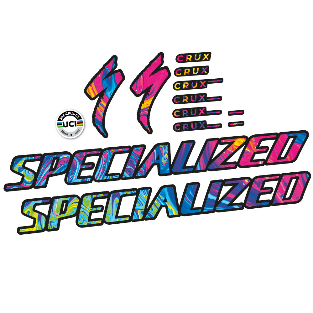 Aufkleber Specialized Crux 2022, Rahmen, Fahrradaufkleber Vinyl