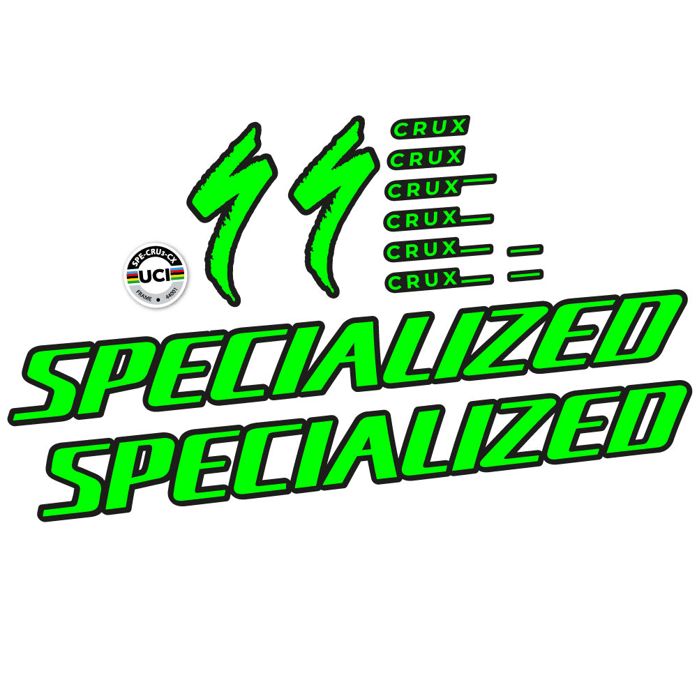 Aufkleber Specialized Crux 2022, Rahmen, Fahrradaufkleber Vinyl
