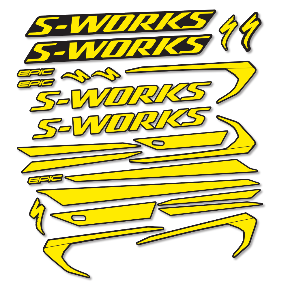 Decal Specialized Epic S-Works 2018, Frame, bike sticker vinyl