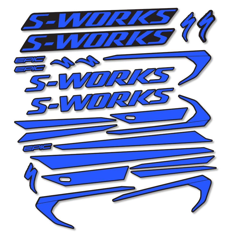 Decal Specialized Epic S-Works 2018, Frame, bike sticker vinyl