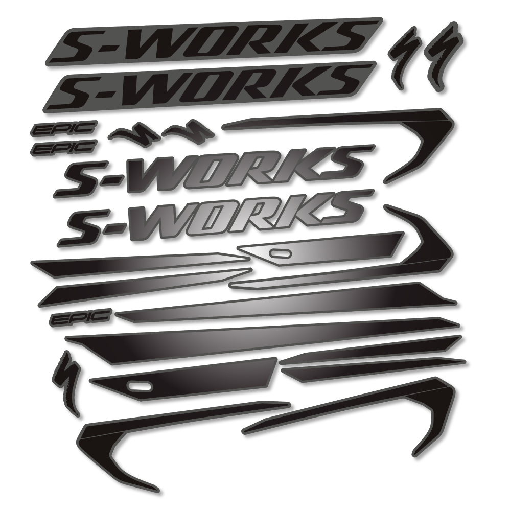 Decal Specialized Epic S-Works 2018, Frame, bike sticker vinyl