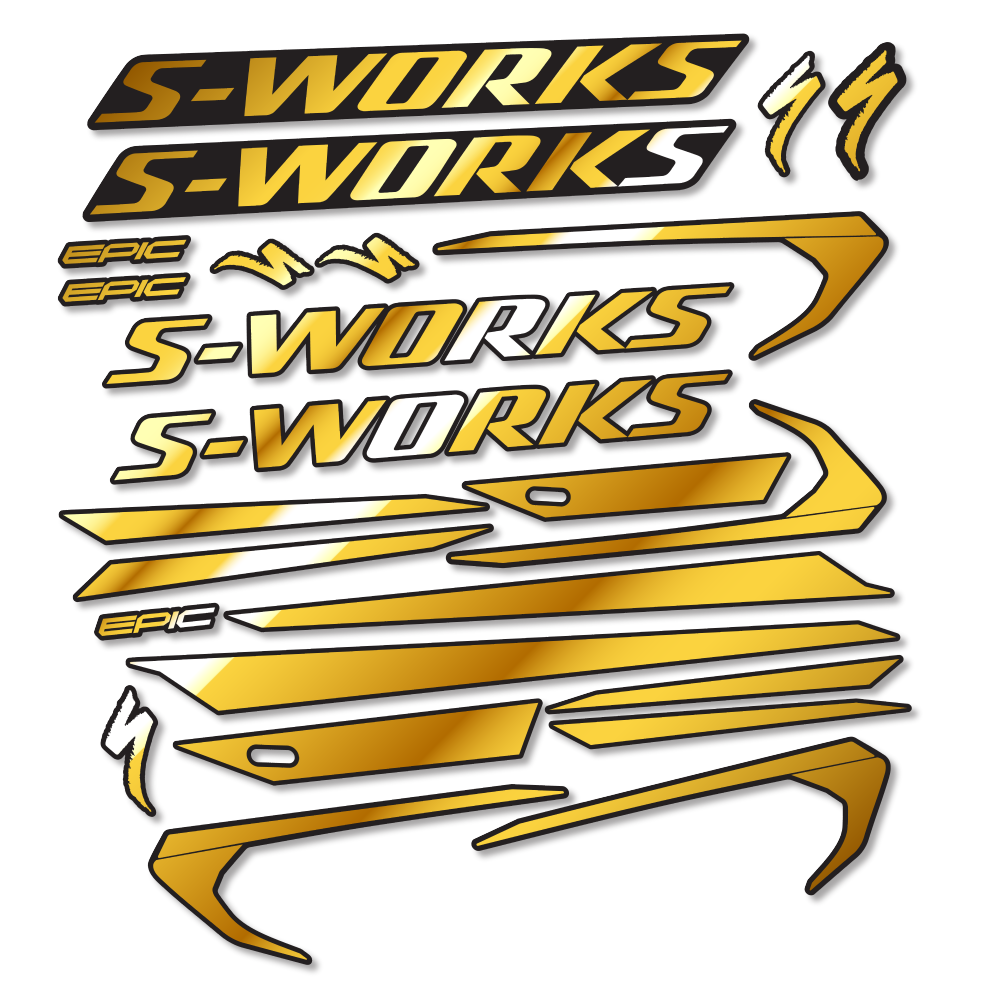 Decal Specialized Epic S-Works 2018, Frame, bike sticker vinyl