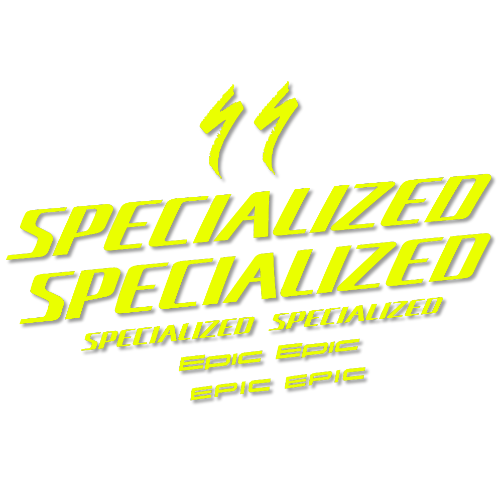 Decal Specialized Epic, Frame, bike sticker vinyl